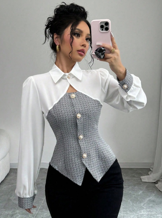 Camisa o blusa escolar 004